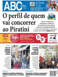 Capa do jornal Jornal NH 12/08/2018