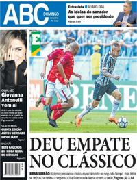 Capa do jornal Jornal NH 13/05/2018