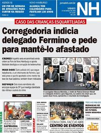 Capa do jornal Jornal NH 17/03/2018