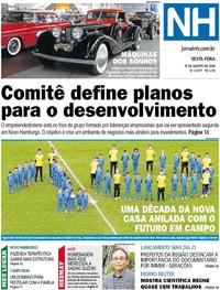 Capa do jornal Jornal NH 17/08/2018