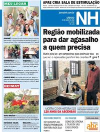 Capa do jornal Jornal NH 19/05/2018