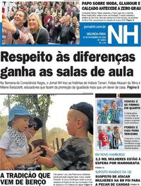 Capa do jornal Jornal NH 19/11/2018