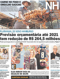 Capa do jornal Jornal NH 20/09/2018