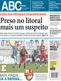 Capa do jornal Jornal NH 21/01/2018