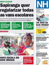 Capa do jornal Jornal NH 24/02/2018