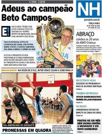 Capa do jornal Jornal NH 24/07/2018