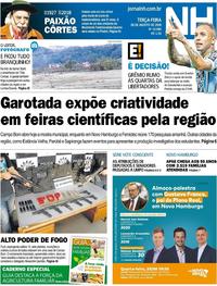 Capa do jornal Jornal NH 28/08/2018