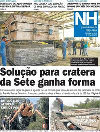Capa do jornal Jornal NH 02/04/2019