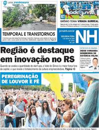 Capa do jornal Jornal NH 06/05/2019