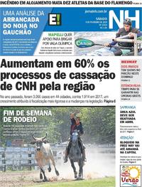 Capa do jornal Jornal NH 09/02/2019