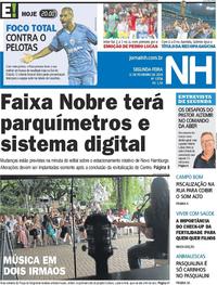 Capa do jornal Jornal NH 11/02/2019