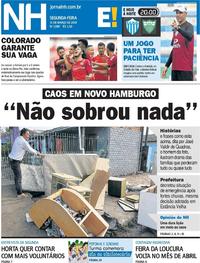 Capa do jornal Jornal NH 11/03/2019