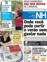 Capa do jornal Jornal NH 19/01/2019