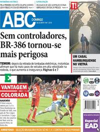 Capa do jornal Jornal NH 24/03/2019