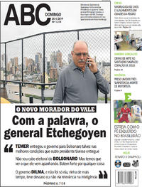 Capa do jornal Jornal NH 28/04/2019