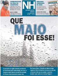 Capa do jornal Jornal NH 01/06/2019
