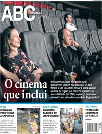 Capa do jornal Jornal NH 01/09/2019
