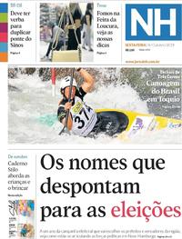Capa do jornal Jornal NH 04/10/2019