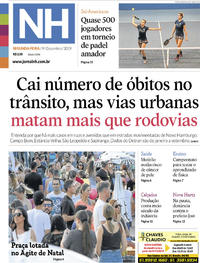 Capa do jornal Jornal NH 09/12/2019