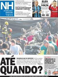 Capa do jornal Jornal NH 10/07/2019