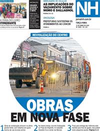 Capa do jornal Jornal NH 11/06/2019