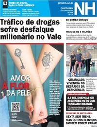 Capa do jornal Jornal NH 12/06/2019