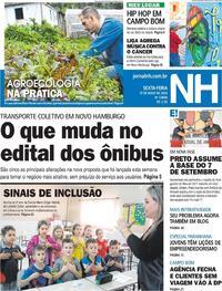 Capa do jornal Jornal NH 17/05/2019