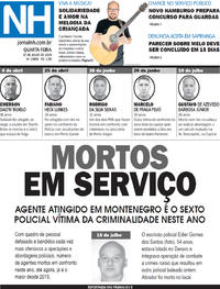 Capa do jornal Jornal NH 17/07/2019