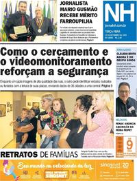 Capa do jornal Jornal NH 17/09/2019