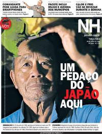 Capa do jornal Jornal NH 18/06/2019
