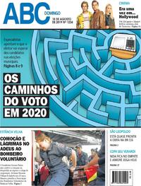 Capa do jornal Jornal NH 18/08/2019