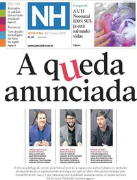 Capa do jornal Jornal NH 18/10/2019