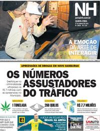 Capa do jornal Jornal NH 27/06/2019