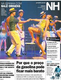 Capa do jornal Jornal NH 27/07/2019