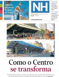Capa do jornal Jornal NH 27/09/2019