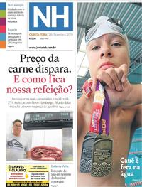 Capa do jornal Jornal NH 28/11/2019