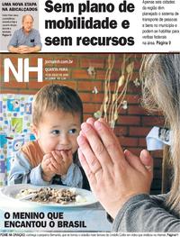 Capa do jornal Jornal NH 31/07/2019