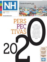 Capa do jornal Jornal NH 31/12/2019