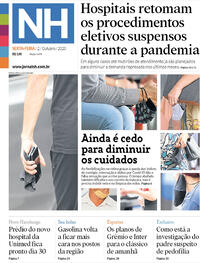 Capa do jornal Jornal NH 02/10/2020