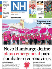 Capa do jornal Jornal NH 03/03/2020