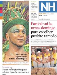 Capa do jornal Jornal NH 06/03/2020