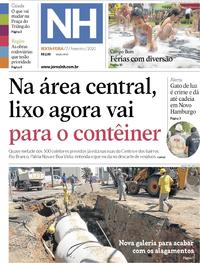 Capa do jornal Jornal NH 07/02/2020