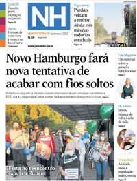 Capa do jornal Jornal NH 09/09/2020