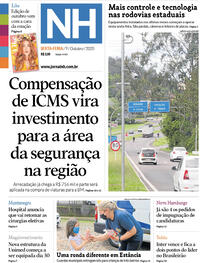 Capa do jornal Jornal NH 09/10/2020