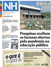 Capa do jornal Jornal NH 01/06/2021