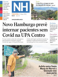 Capa do jornal Jornal NH 02/03/2021