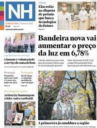 Capa do jornal Jornal NH 02/09/2021