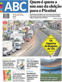 Capa do jornal Jornal NH 02/10/2021