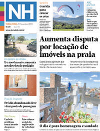 Capa do jornal Jornal NH 02/11/2021