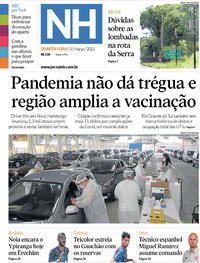 Capa do jornal Jornal NH 03/03/2021